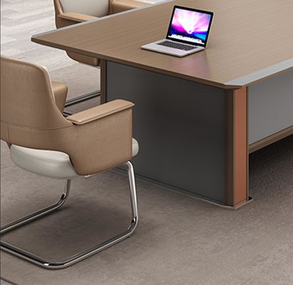 Moderne houten luxe conferentietafel met rechthoekig paneel kantoormeubilair tafel voor vergaderruimte vergaderruimte conferentietafel