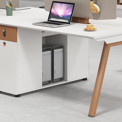 Houten 2 4 6 zitplaatsen Schrijftafel Werkstation Kantoormeubilair Modulair Kantoor Schrijftafel Werkstation