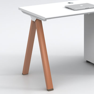 Moderne commerciële kantoormeubilair 1 persoon Open Concept Werktafel Executive Manager Baas Bureau