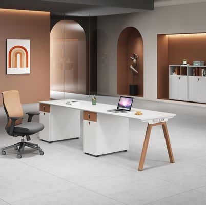 Moderne open plan kantoorwerkstation bureau-cubicle werkstation tafel