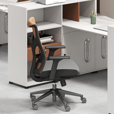 Moderne kantoormeubilair 2 4 6 Personen Kantor afschermingen Tafel Cubicle Werkstation Bureaublad Met grote opslagkast