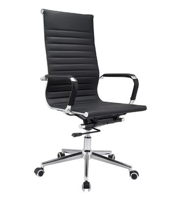 High Back Executive Boss Pu Lederstaander Kantoormeubelen Schuifstoel Verstelbare Lederstaander