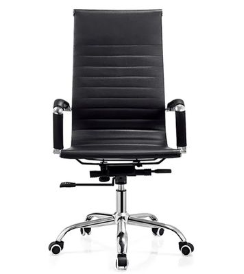 High Back Executive Boss Pu Lederstaander Kantoormeubelen Schuifstoel Verstelbare Lederstaander