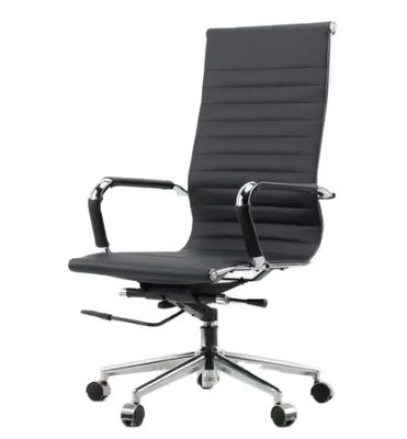 High Back Executive Boss Pu Lederstaander Kantoormeubelen Schuifstoel Verstelbare Lederstaander