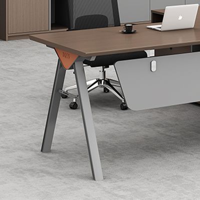 Moderne luxe kantoormeubilair L-vormig bureau Manager Baas tafel Uitvoerend kantoor bureau