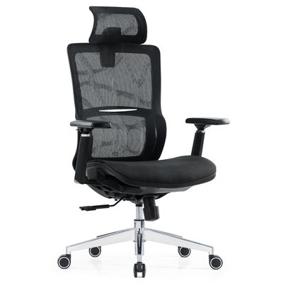 Zwart Full Mesh Meubels Lumbal Support Massage Modern Groothandel Armrest Comfort Stof Ergonomische kantoorstoel
