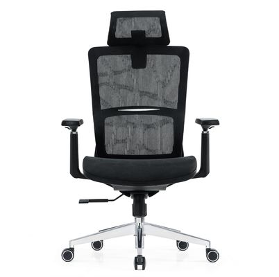 Zwart Full Mesh Meubels Lumbal Support Massage Modern Groothandel Armrest Comfort Stof Ergonomische kantoorstoel