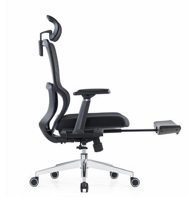 Ergonomische hoge rug full mesh stoel met verstelbare hoofdsteun armen middel kussen