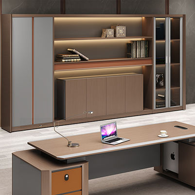 Moderne kantoormeubilair kantoor bureau tafel executive bureau manager L-vormige Mdf tafel
