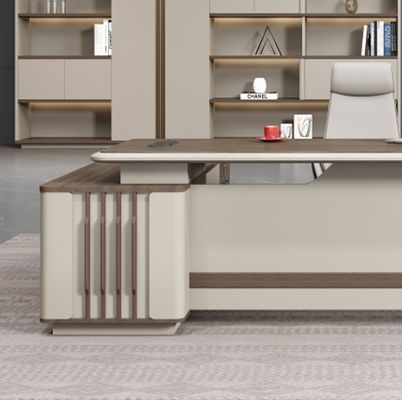 Moderne L-vorm Directeur Hoofdmeubels Tafel en stoel Executive
