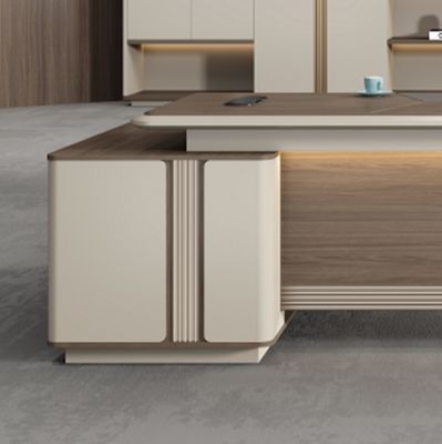 Kantoormeubilair L-vorm Mdf Baas Manager CEO Executive Tafel Schrijfkast Computer studeertafel