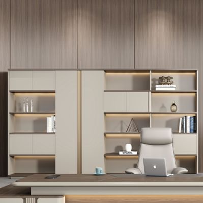 Kantoormeubilair L-vorm Mdf Baas Manager CEO Executive Tafel Schrijfkast Computer studeertafel