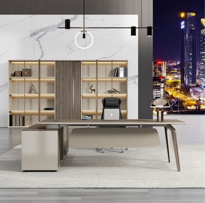 Moderne Baas Tafel L-vorm Manager Desk Office Meubels Luxe Executive Office Desk