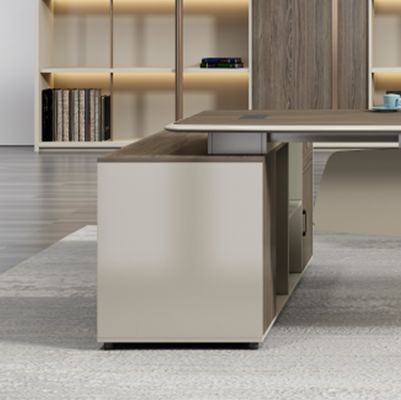 Moderne Baas Tafel L-vorm Manager Desk Office Meubels Luxe Executive Office Desk