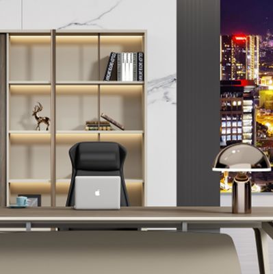 Moderne Baas Tafel L-vorm Manager Desk Office Meubels Luxe Executive Office Desk