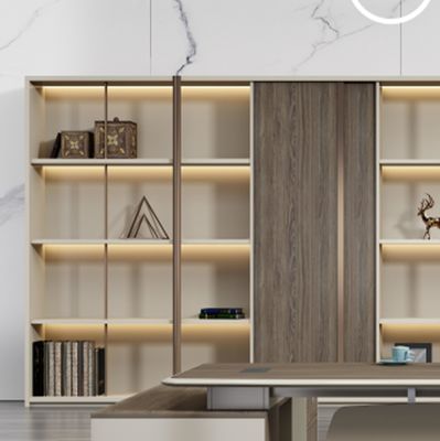 Moderne Baas Tafel L-vorm Manager Desk Office Meubels Luxe Executive Office Desk