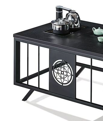 Kantoorkoffietafel luxe rock tafel thee tafel eenvoudige kantoor thee tafel met ketel