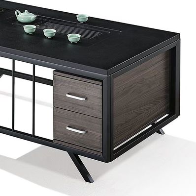 Kantoorkoffietafel luxe rock tafel thee tafel eenvoudige kantoor thee tafel met ketel