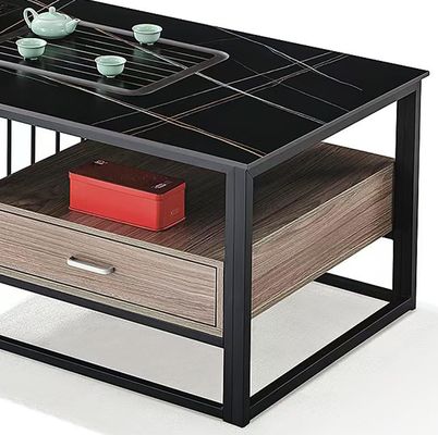 Contemporary Smart Black Coffee TableMeerfunctioneel SchilderkantoormeubelenTee tafel