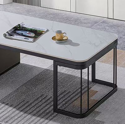 Y03# Moderne kantoormeubilair Marmeren koffietafel Kantoor Receptie Theetafel