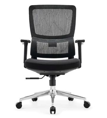 Mid back Ergonomische ademend kantorenstoel met mesh, draaibaar, hoogteverstelbaar