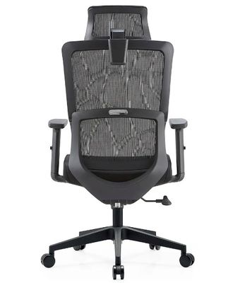 Zwart Full Mesh Mesh Meubelen Lumbal Support Massage Modern Groothandel Armrest Comfort Stof Ergonomische kantoorstoel