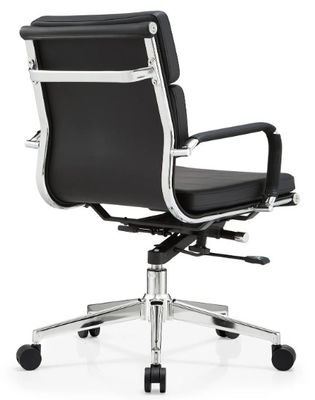 Pu lederen hoofd Mid-back metaal frame ergonomische kantoormeubelen verstelbare draaibare Executive Office stoel