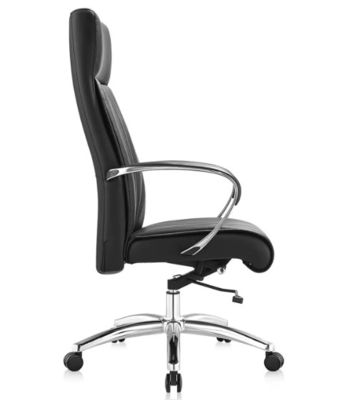 Hoog rugstuk Pu leer ergonomisch verstelbare draaiende kantoorstoel