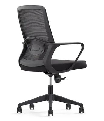 Hoge rug verstelbare computerpersoneelstoel draaibare maas ergonomische manager kantoorstoelen met wielen
