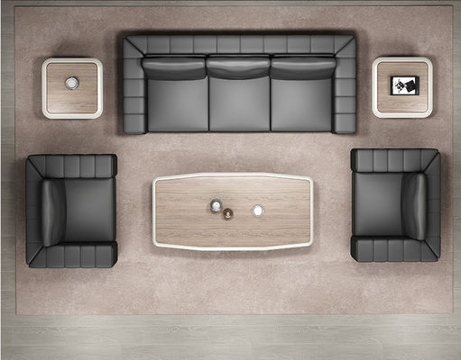 Kantorenmeubelen Moderne bank Centrum Tafel Set Mdf Houten Theetafel Koffietafel