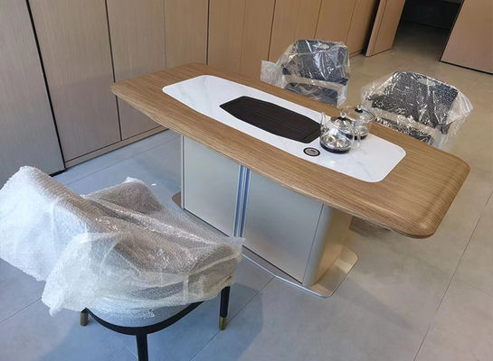 Kantorenmeubelen Moderne bank Centrum Tafel Set Mdf Houten Theetafel Koffietafel