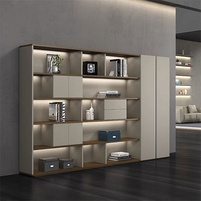 Moderne houten deeltjesbord Office opslag archiefkas met grote capaciteit laden