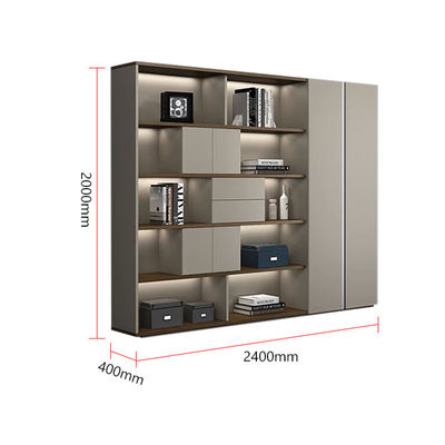 Moderne houten deeltjesbord Office opslag archiefkas met grote capaciteit laden