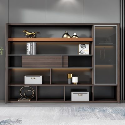 Moderne meubelarchiefkasten met laden houten archiefkasten opslagkasten kantoorapparatuur