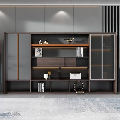 Moderne meubelarchiefkasten met laden houten archiefkasten opslagkasten kantoorapparatuur