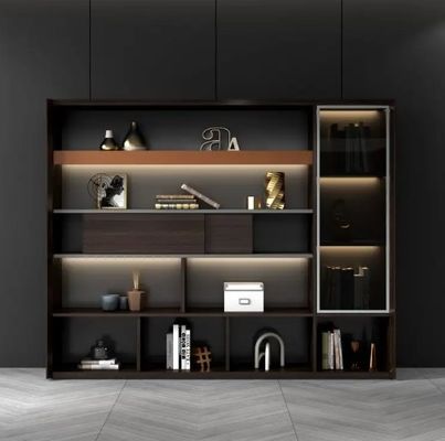 Moderne meubelarchiefkasten met laden houten archiefkasten opslagkasten kantoorapparatuur