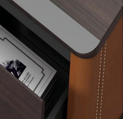 kantoormeubilair houten vierkante opslagkast met deur kleine vitrine tafel hoek tafel voor salontafels