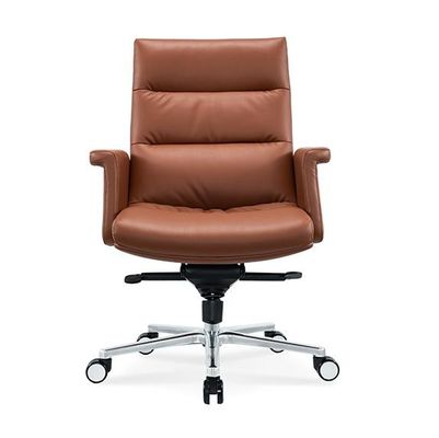Luxe moderne verstelbare draaibare manager Executive hoogwaardige ergonomische echte echte leer zitbank kantoor