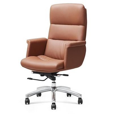 Luxe moderne verstelbare draaibare manager Executive hoogwaardige ergonomische echte echte leer zitbank kantoor