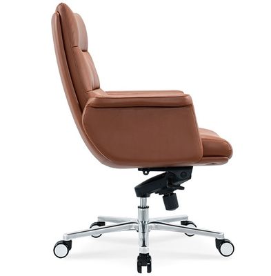 Luxe moderne verstelbare draaibare manager Executive hoogwaardige ergonomische echte echte leer zitbank kantoor