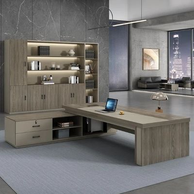 Baas kantoor bureau met lamp Single Manager bureau supervisor's president's Atmospheric Class Desk Wholesale