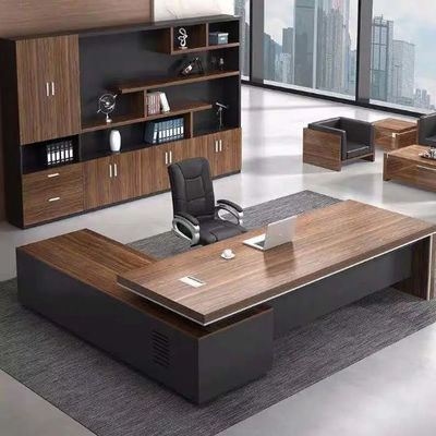 Fabriek op maat Modern Manager Kantoormeubilair L-vorm Tafel Kantoormedewerkers Groot klassen bureau