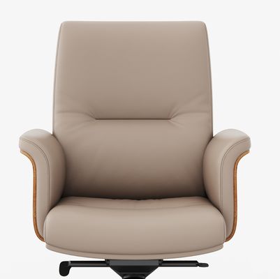 Mid back Executive Office Chair Echt leer verstelbare hoofdsteun Hot Sale Market Metal Swivel Chair