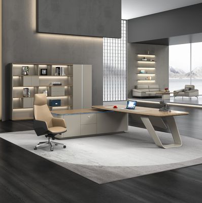 Groothandel Directeur Bureau Tafel Hout Moderne Luxe Design Kantoormeubelen Contemporêr