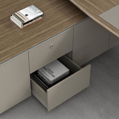 Groothandel Directeur Bureau Tafel Hout Moderne Luxe Design Kantoormeubelen Contemporêr