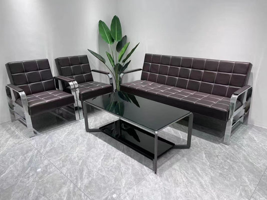 Moderne schoonheidsspa salon Wachtruim Sofa 1 3 zitplaatsen Comfort Office Sofa Lederacceptatie Sofa Sofa
