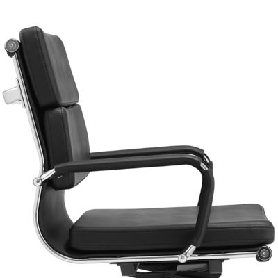 Pu lederen hoofd Mid-back metaal frame ergonomische kantoormeubelen verstelbare draaibare Executive Office stoel