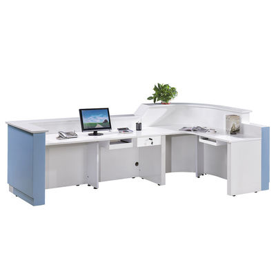 Luxe Witte Receptie Teller Receptie Moderne solide oppervlak kantoormeubilair Receptie bureaus