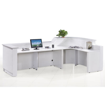 Luxe Witte Receptie Teller Receptie Moderne solide oppervlak kantoormeubilair Receptie bureaus