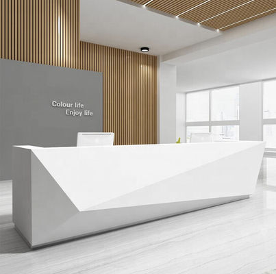 Op maat gemaakte receptie ontwerpen modern kantoor receptie aan de receptie ontwerpen